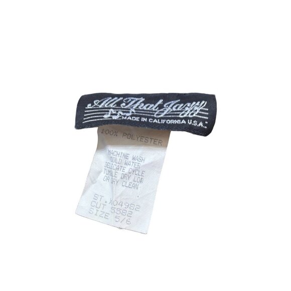 Vintage 80s Floral Peplum Dress Shirred Waist Button Back Sz 5/6 Retro 1980s‎ - Picture 8 of 8